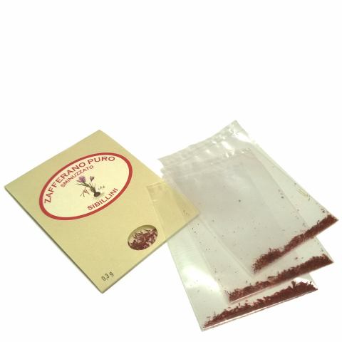 Zafferano puro sminuzzato 0.30 gr